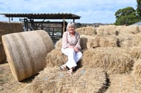 Community donates hay after fires post image