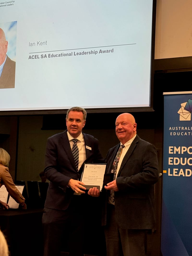 Principal recognised with second leadership award post image