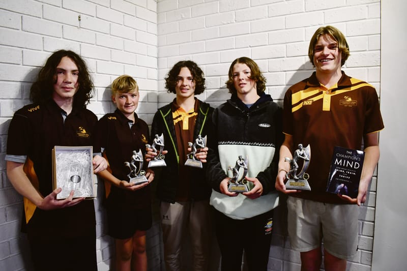 Young Hawks recognised at awards night post image