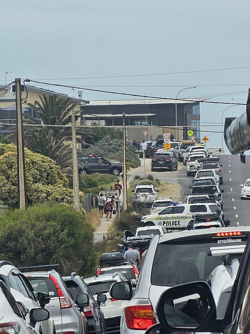 Long queues at Goolwa Beach post image