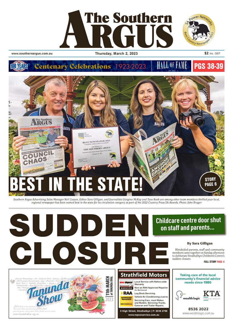 The Southern Argus - March 2, 2023 post image