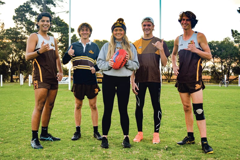 Creek footballers ‘shaka up’ for mental health post image