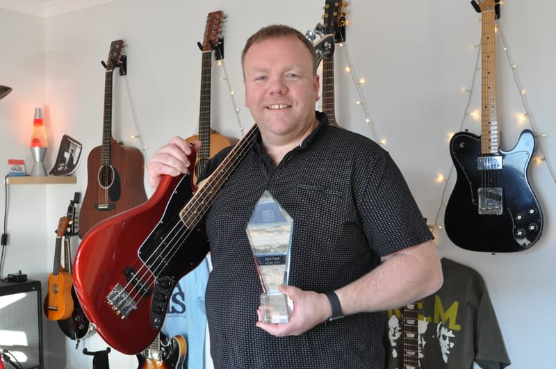 International music award for Andy post image