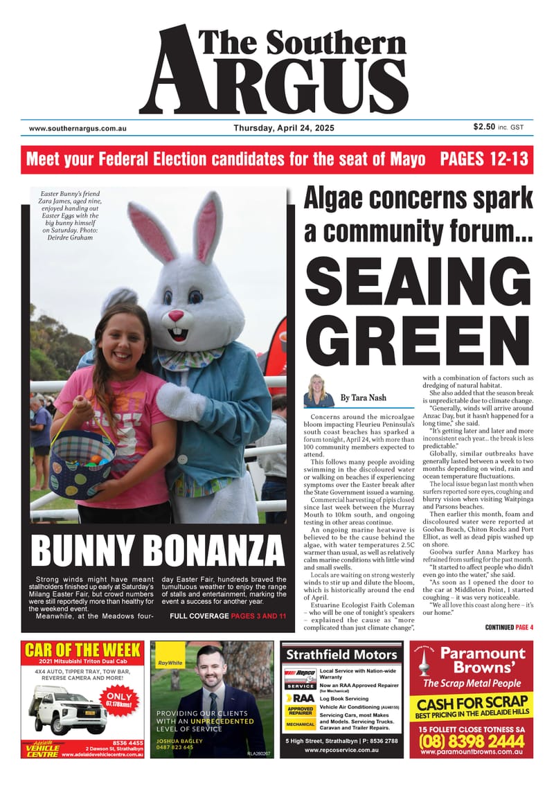 The Southern Argus - April 24, 2025 post image