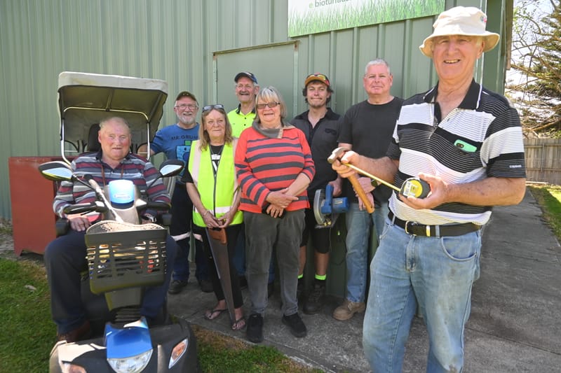 Foundation set for Compass community shed post image