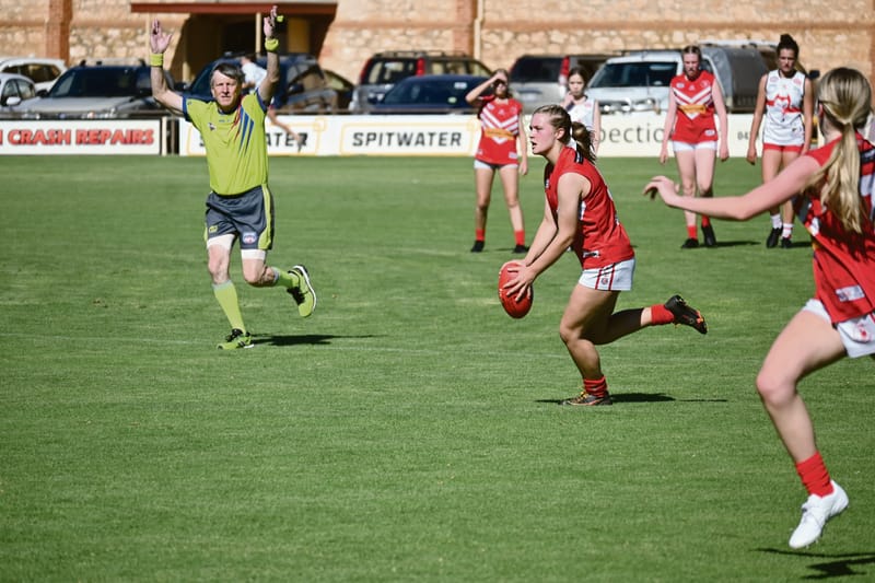 Young female players encouraged to ‘come and try’ footy post image