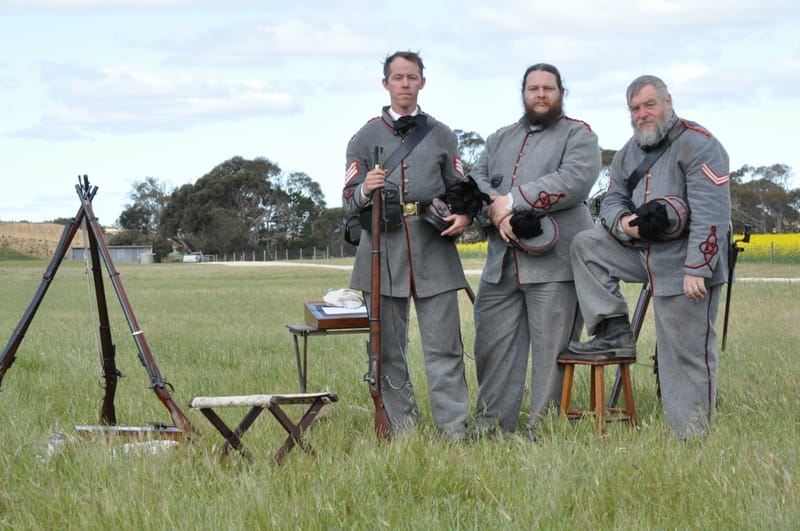Living history shoot at Monarto range post image