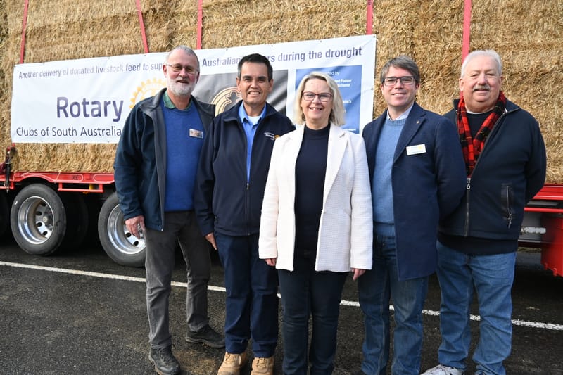 Hay delivery made to drought-impacted farmers post image