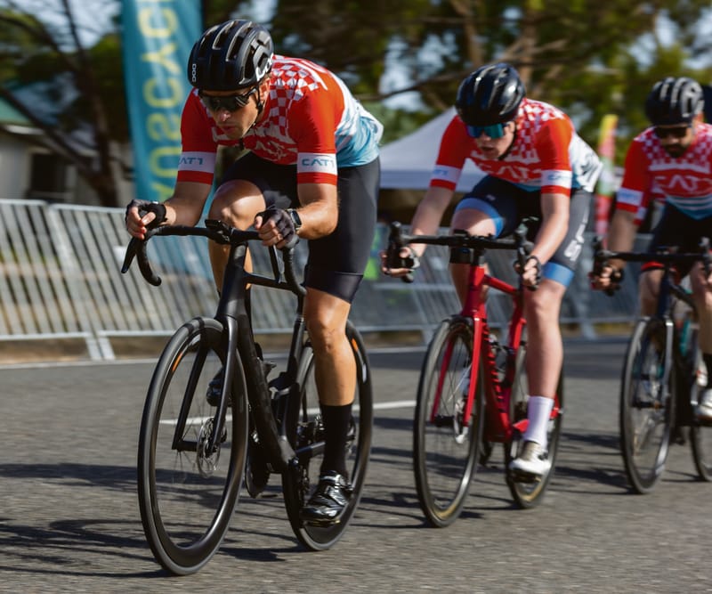 Cyclists race through region post image