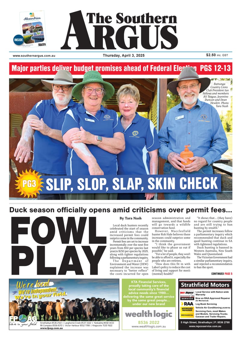 The Southern Argus - April 3, 2025 post image
