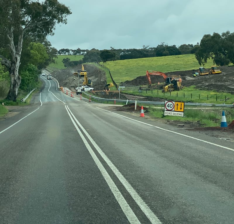 Long Valley Road works continue into new year post image