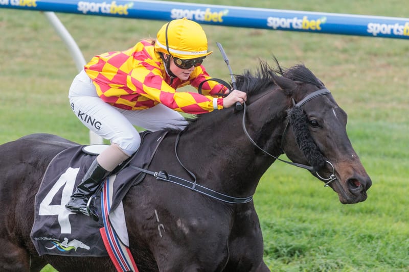 Local apprentice jockey grabs first win at home post image