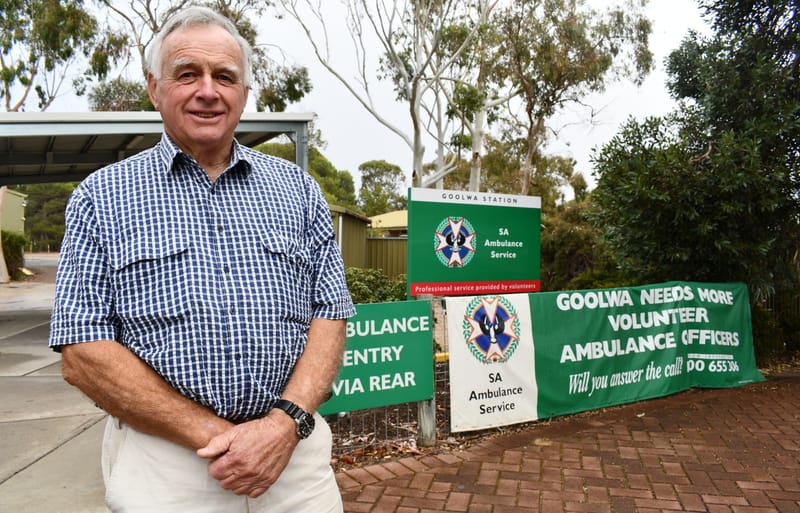 Local volunteer calls time on his service post image