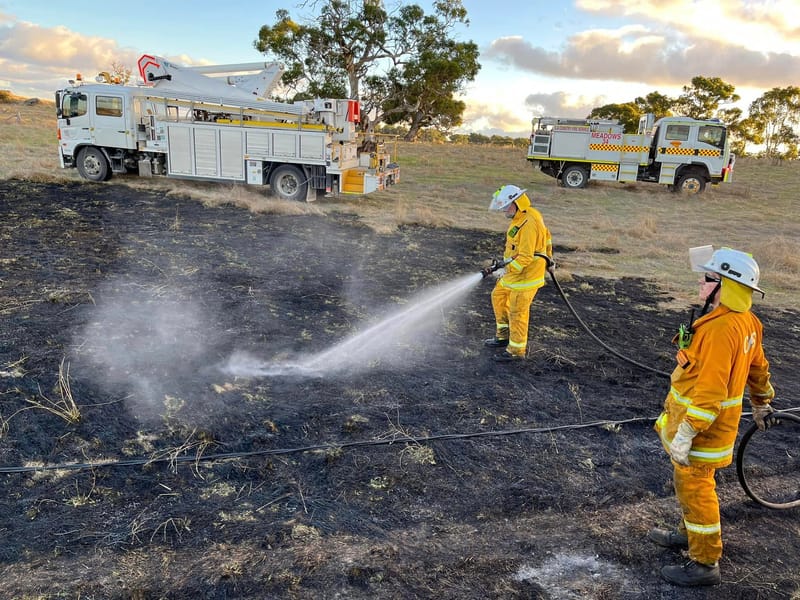 Grass fires spread across the region post image