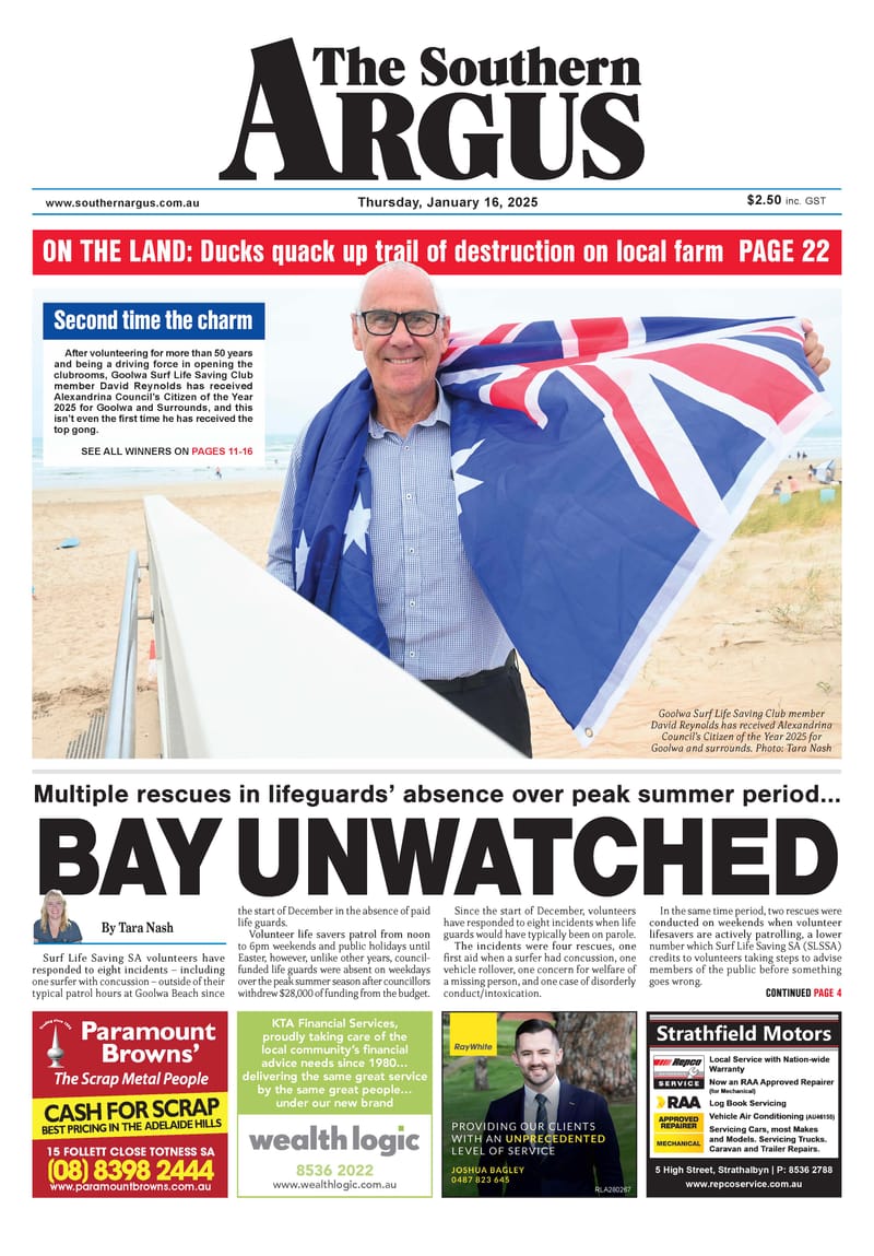 The Southern Argus - January 16, 2025 post image