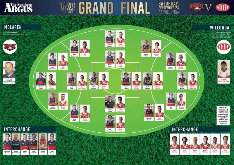 BACK-TO-BACK?: McLaren Districts seek second consecutive premiership over Willunga post image