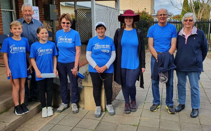 Stepping up for a good cause at recent Strathalbyn walkathon post image