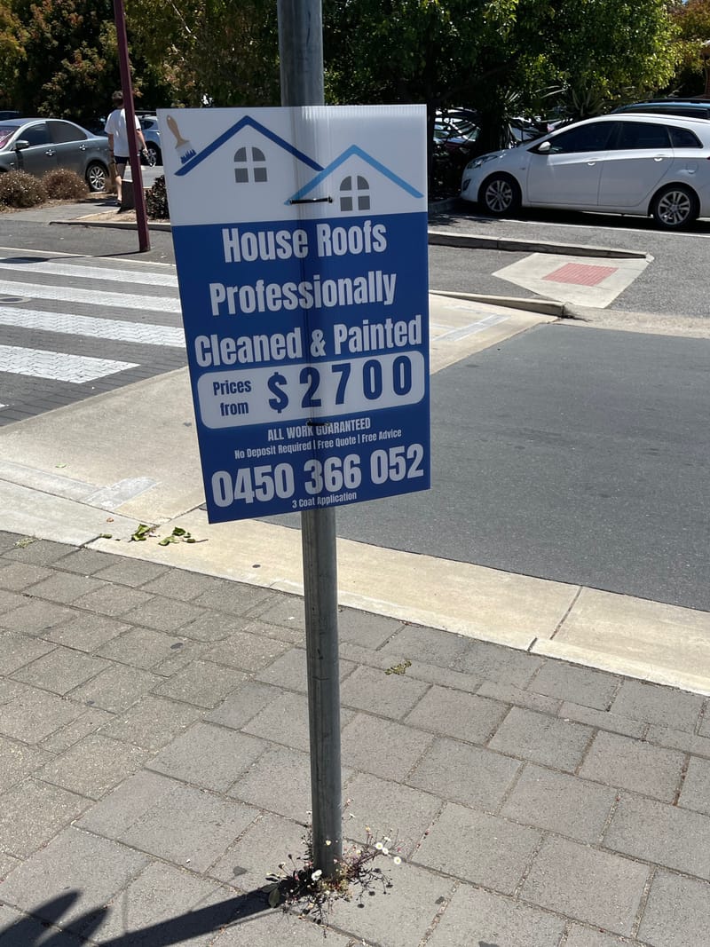 Illegal signs cause nuisance post image