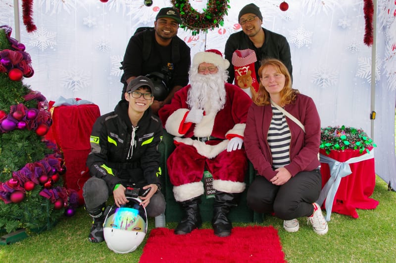 Santa rides to Callington for important cause post image