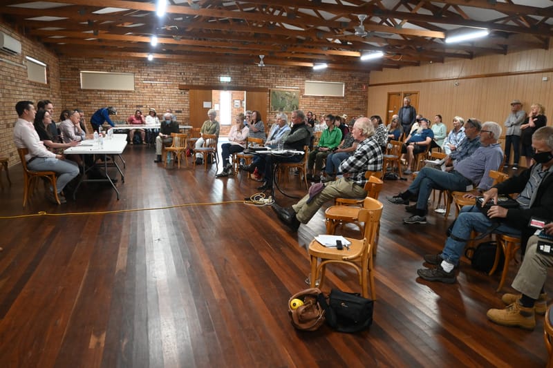 Clayton Bay talks high flows at community meeting post image