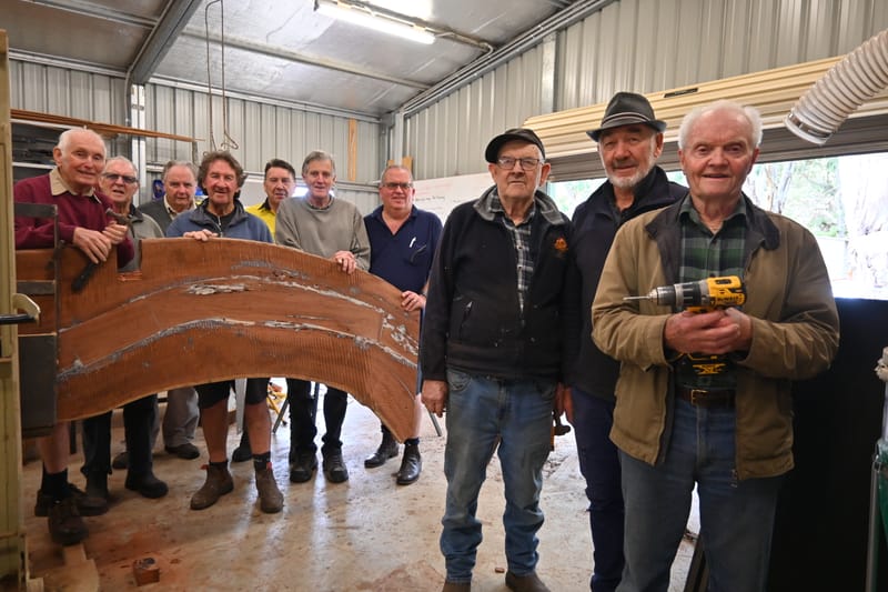 NAILED IT: Macclesfield shed a place for retirees post image