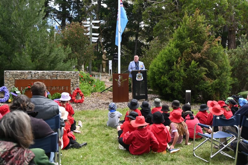 Macclesfield stops to remember post image