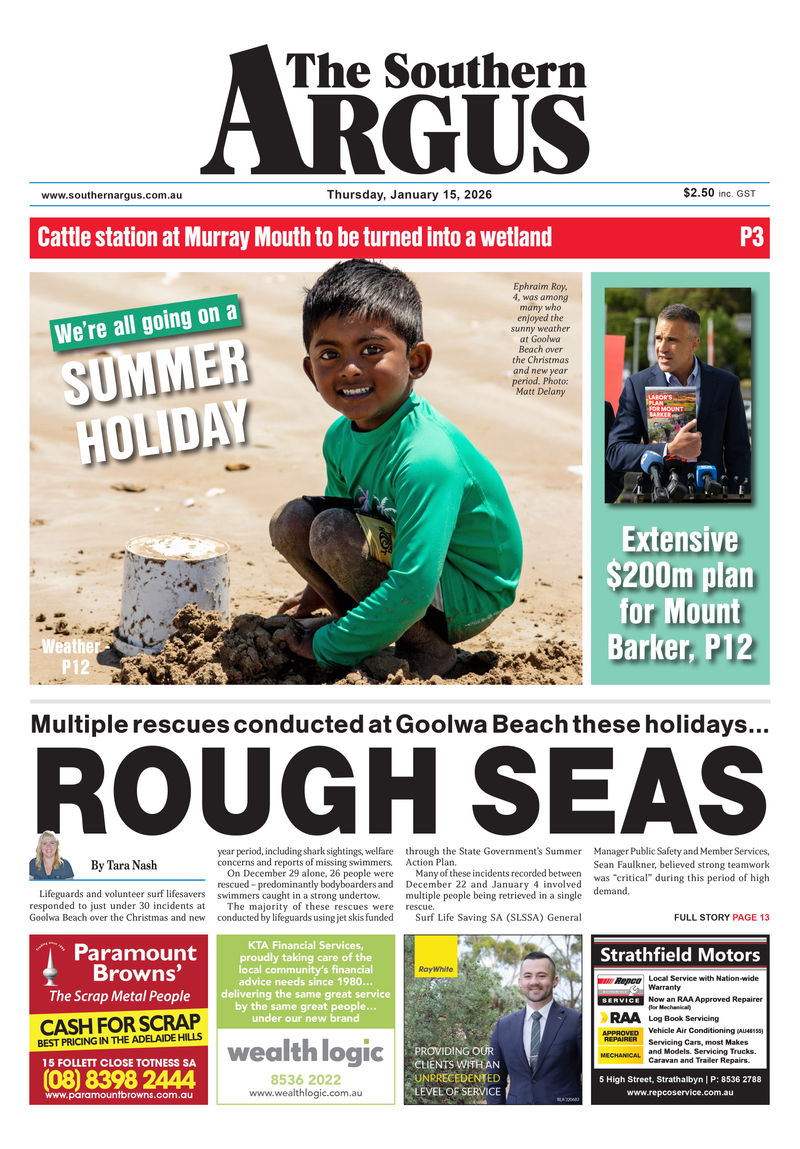 The Southern Argus - January 15, 2026 post image