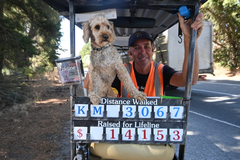 An epic walk with a big message post image